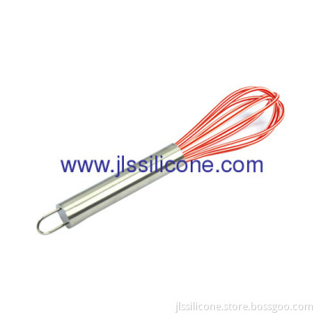 8.5" Silicone Egg Whisk With Stainless Steel Handle 